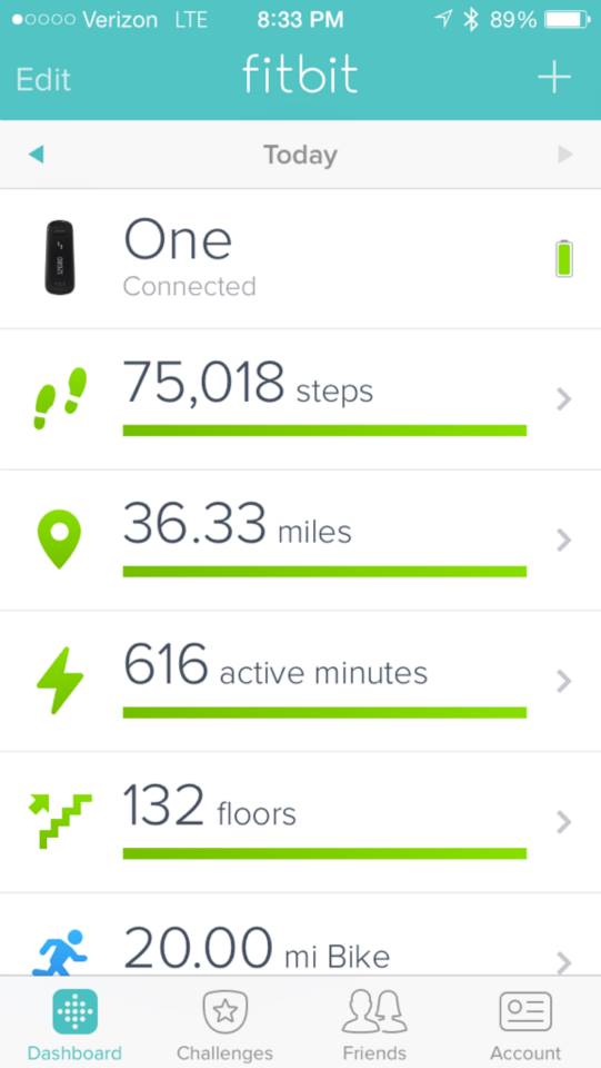 fitbit 30000 steps