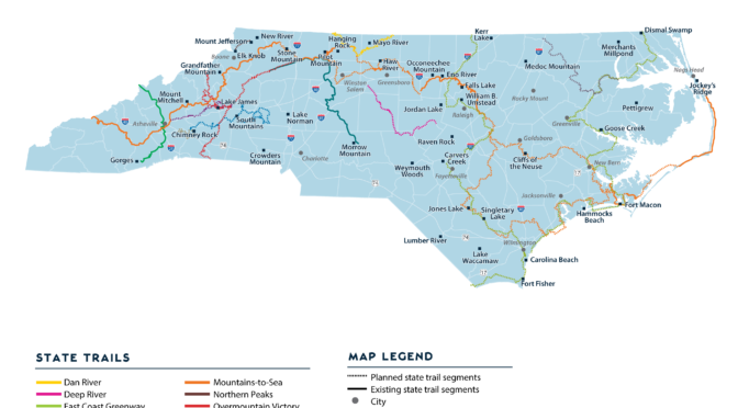 Discover North Carolina’s State Trails
